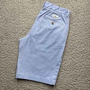 Vineyard Vines Chino Shorts Mens 30 Light Blue Classic Preppy 10" Inseam